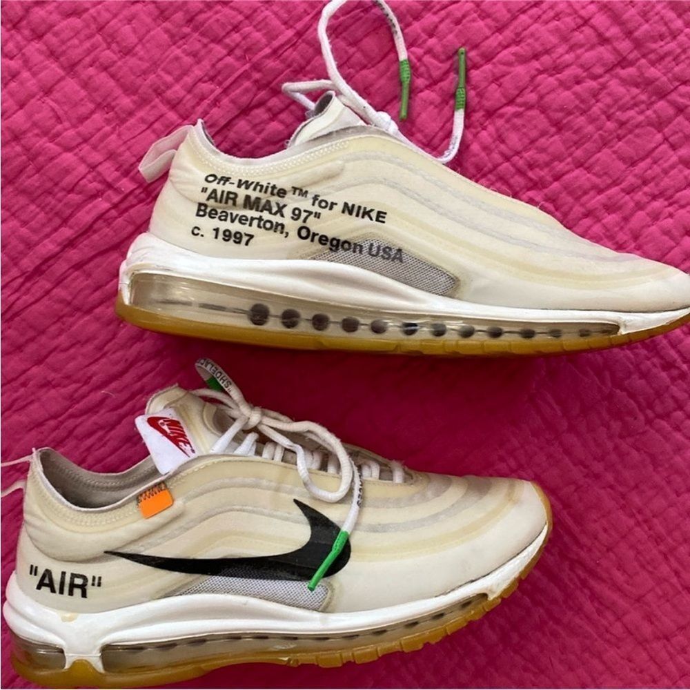 Nike Off-White Air Max 97 Sneakers, Us9